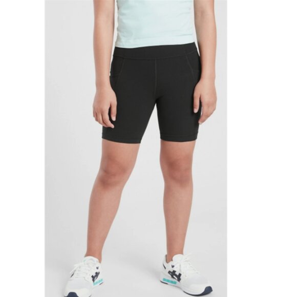 Athleta Girl Stash Your Treasures Bike Short 6" Black - Picture 1 of 13